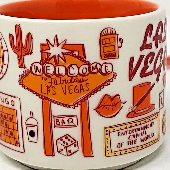 Starbucks Las Vegas Been There Series Mini Mug Ornament 2022 2 Fl Oz Collectible - Picture 7 of 9